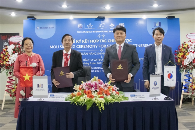 Shinhan Bank Khôi Nguyên Education Investment and Development sign strategic partnership agreement